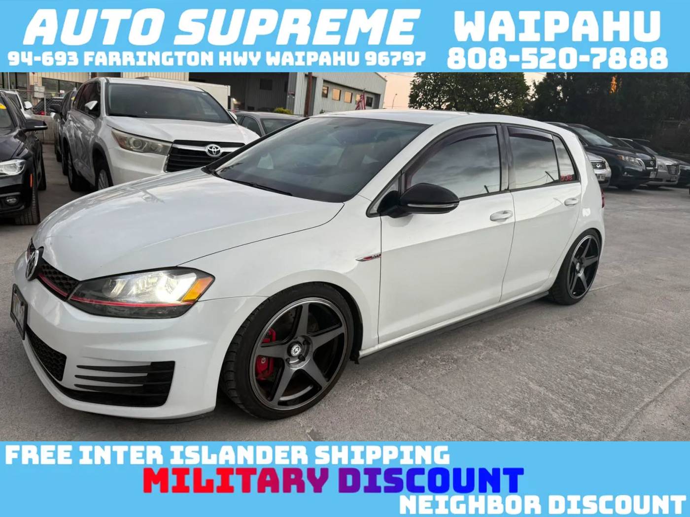 2017 Volkswagen Golf GTI Sport — Hatchback — 43,711 mi — Waipahu, HI