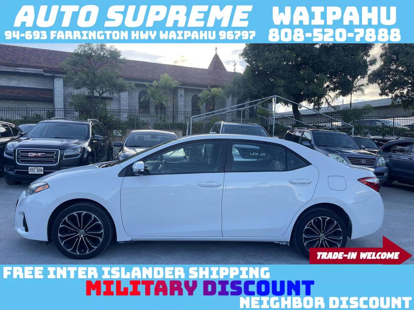 2016 Toyota Corolla L — Sedan — 93,456 mi — Waipahu, HI