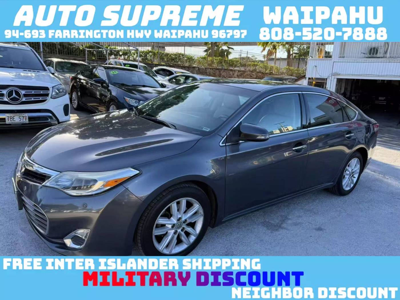 2014 Toyota Avalon XLE Premium — Sedan — 104,063 mi — Waipahu, HI