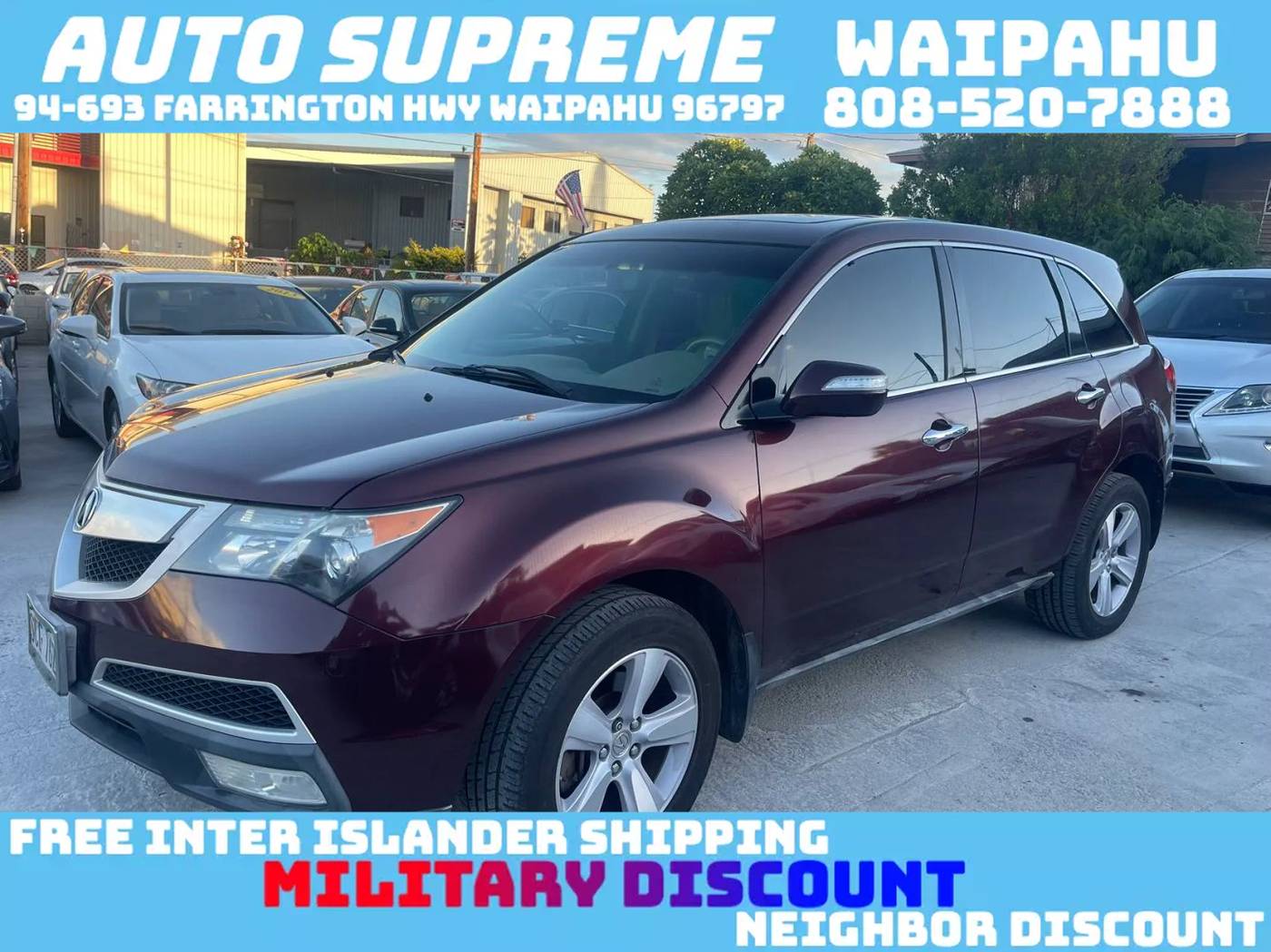 2013 Acura MDX Standard — SUV — 82,869 mi — Waipahu, HI