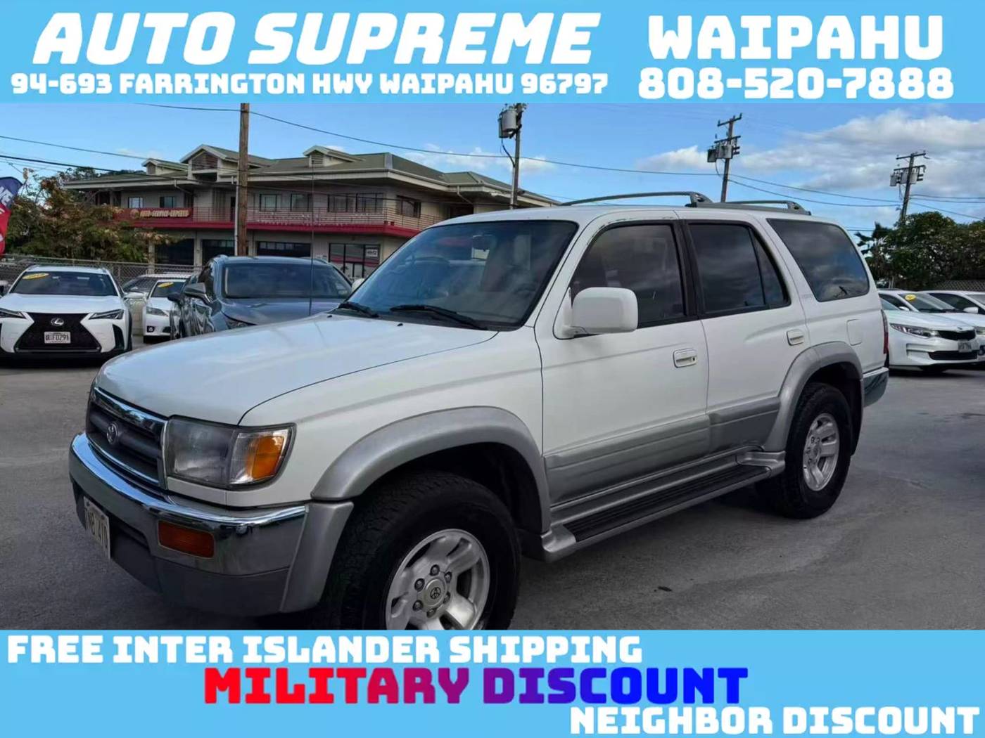 1998 Toyota 4Runner Limited — SUV — 167,816 mi — Waipahu, HI