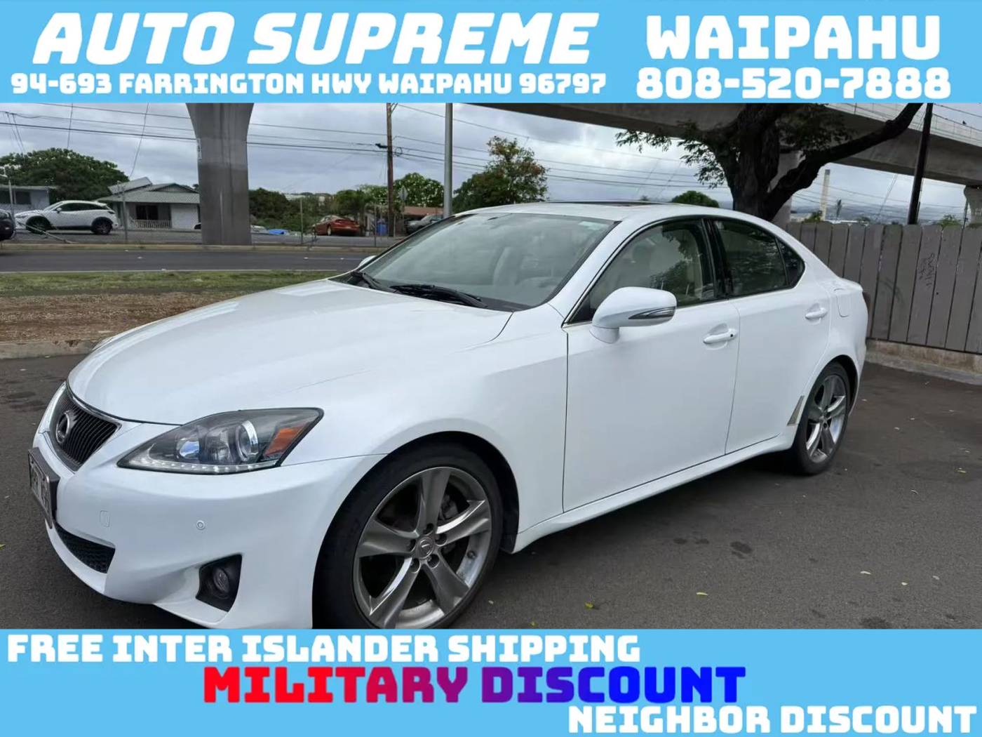 2012 Lexus IS IS 250 Sport — Sedan — 90,132 mi — Waipahu, HI