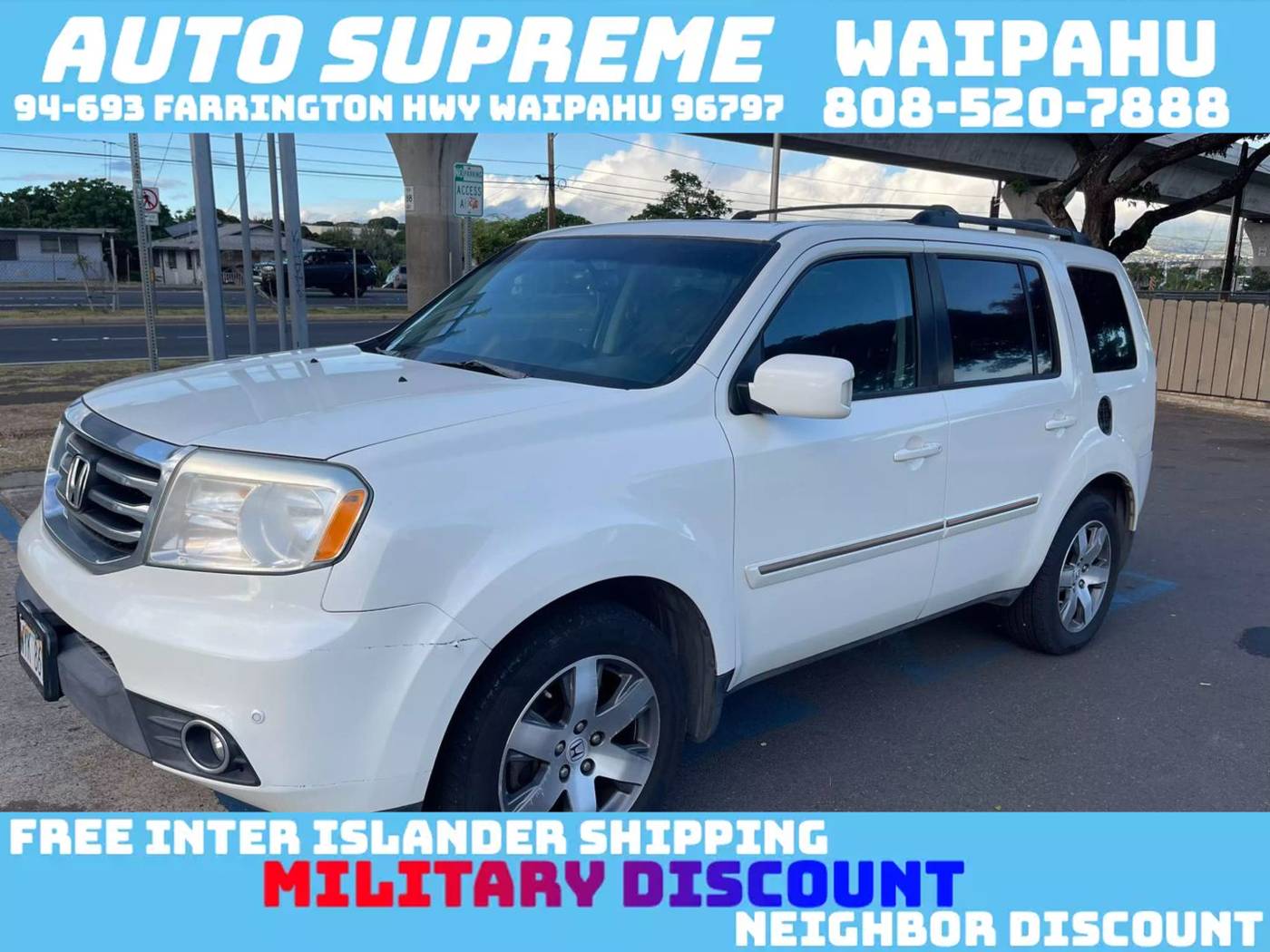 2015 Honda Pilot Touring — SUV — 133,461 mi — Waipahu, HI