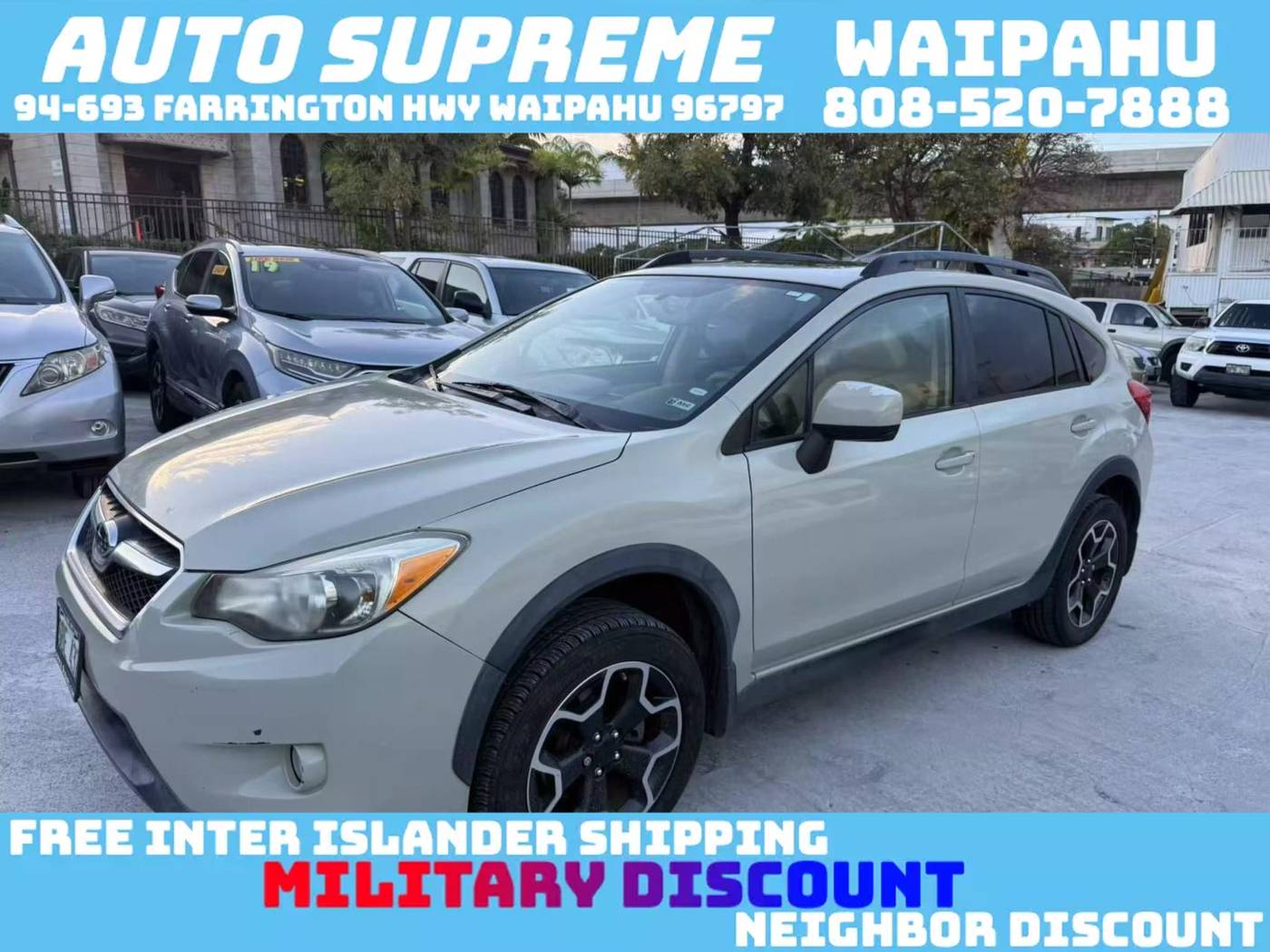 2013 Subaru XV Crosstrek 2.0i Premium — SUV — 87,491 mi — Waipahu, HI