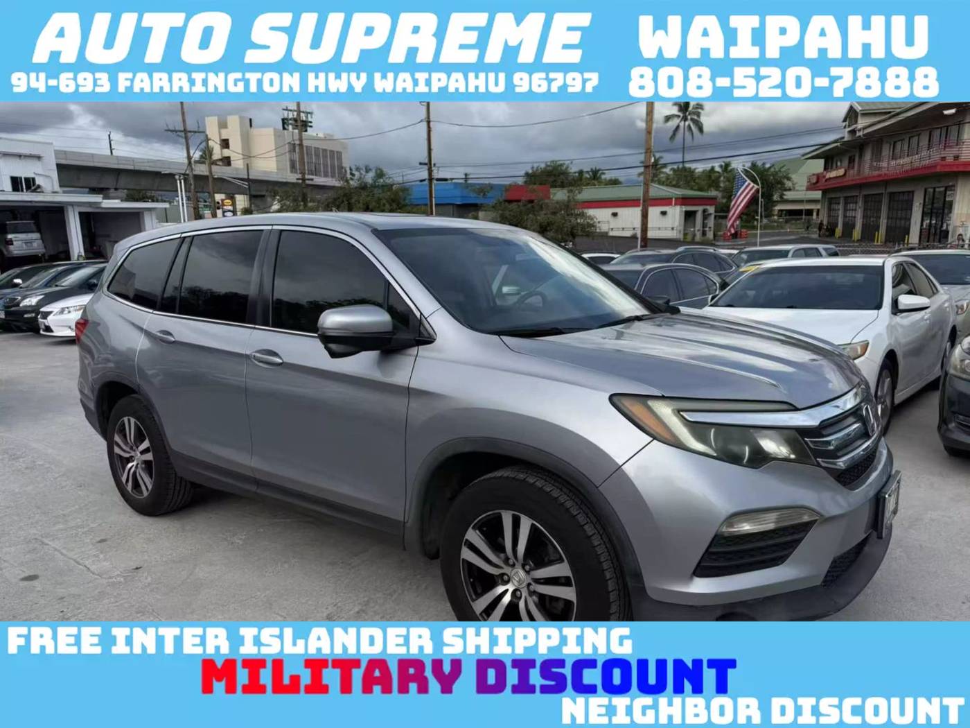 2016 Honda Pilot EX-L — SUV — 136,506 mi — Waipahu, HI