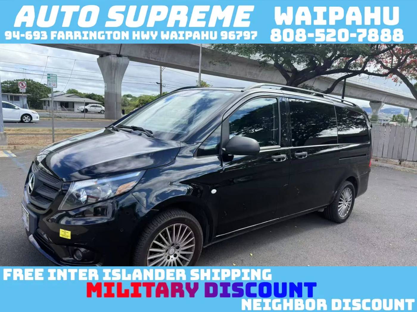 2017 Mercedes-Benz Metris Passenger Van Standard — Passenger Van — 43,951 mi — Waipahu, HI