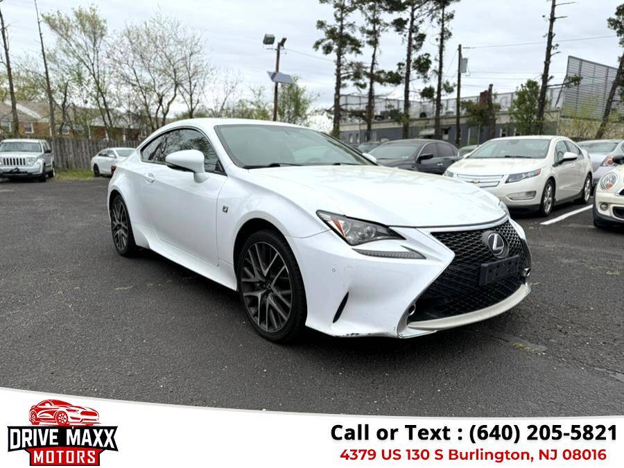 2015 Lexus RC RC 350 — Coupe — 189,221 mi — Burlington, NJ