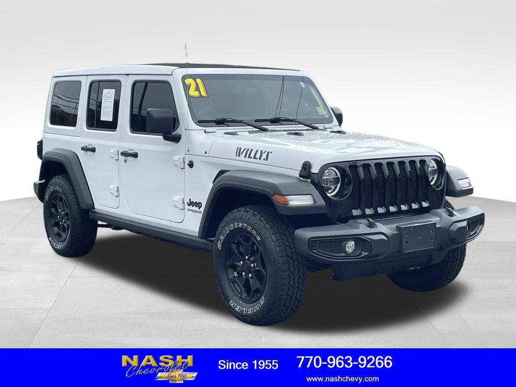 2021 Jeep Wrangler Willys — SUV — 51,822 mi — Lawrenceville, GA