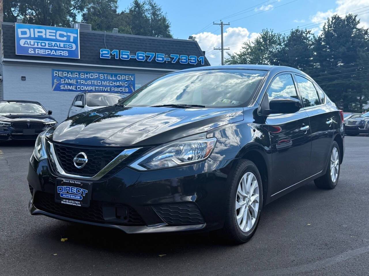 2019 Nissan Sentra SV — Sedan — 75,604 mi — Warminster, PA