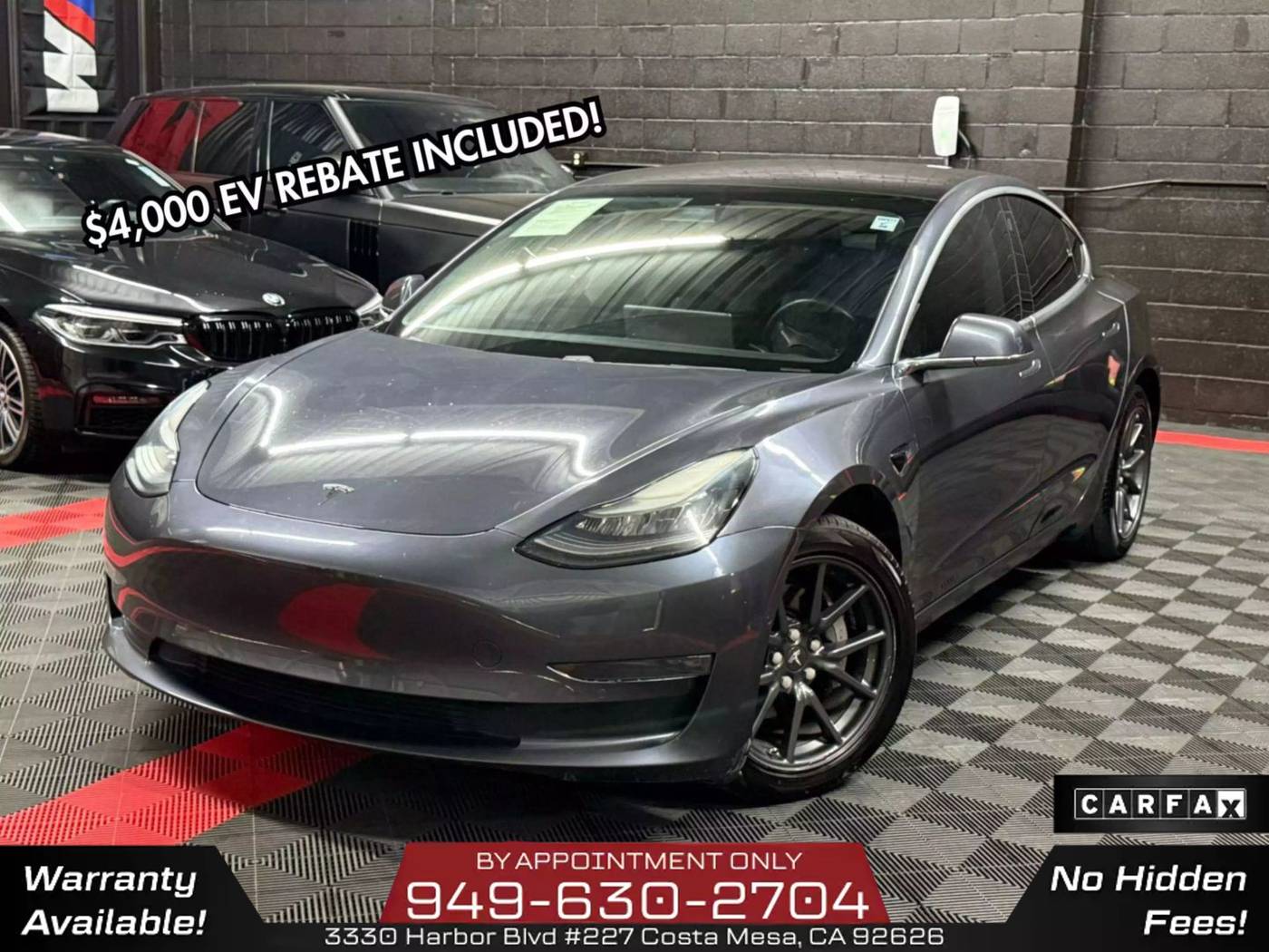 2018 Tesla Model 3 Mid Range — Sedan — 97,115 mi — Costa Mesa, CA