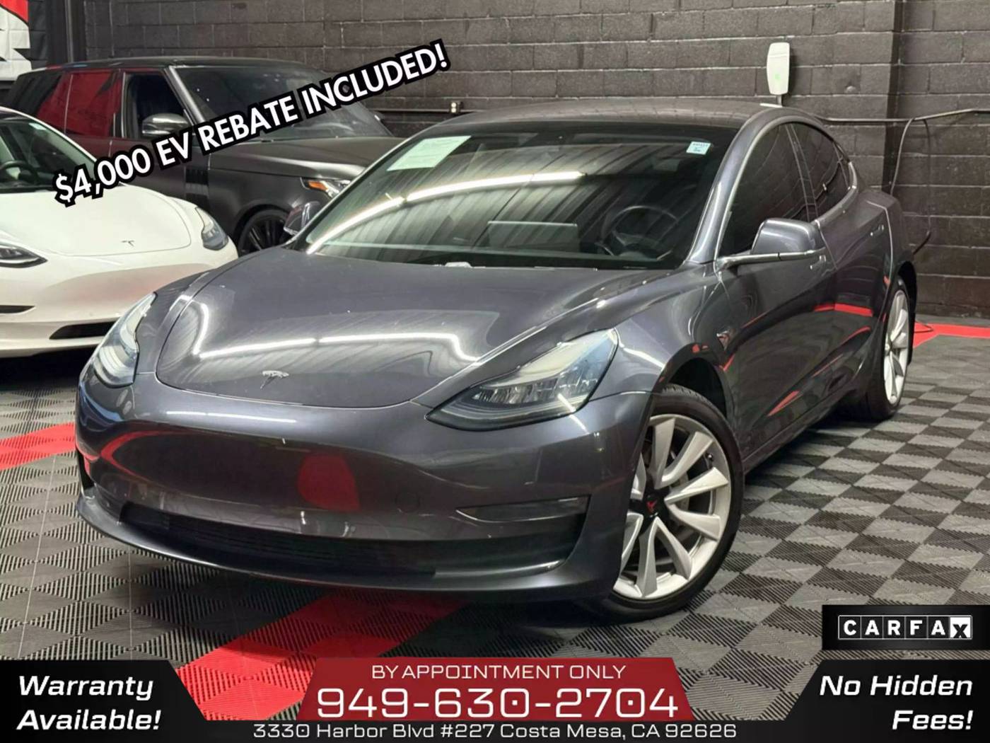 2018 Tesla Model 3 Long Range — Sedan — 128,176 mi — Costa Mesa, CA
