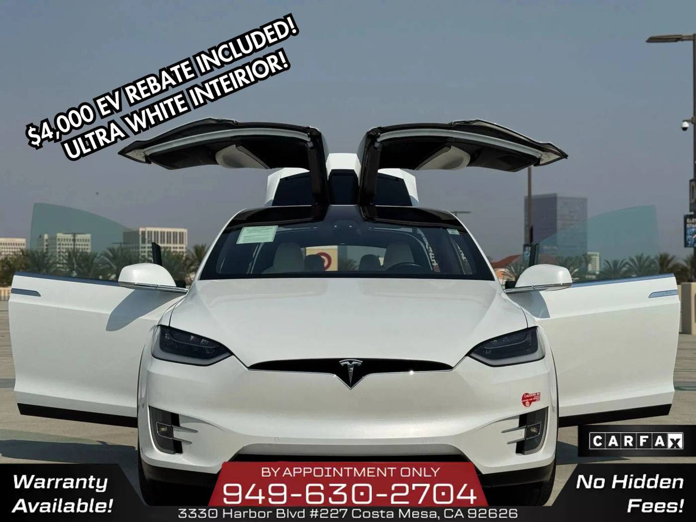 2018 Tesla Model X 75D — SUV — 138,640 mi — Costa Mesa, CA