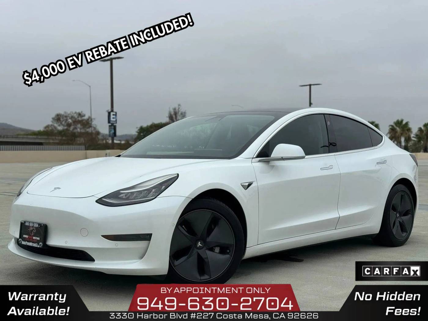 2019 Tesla Model 3 Performance — Sedan — 144,053 mi — Costa Mesa, CA