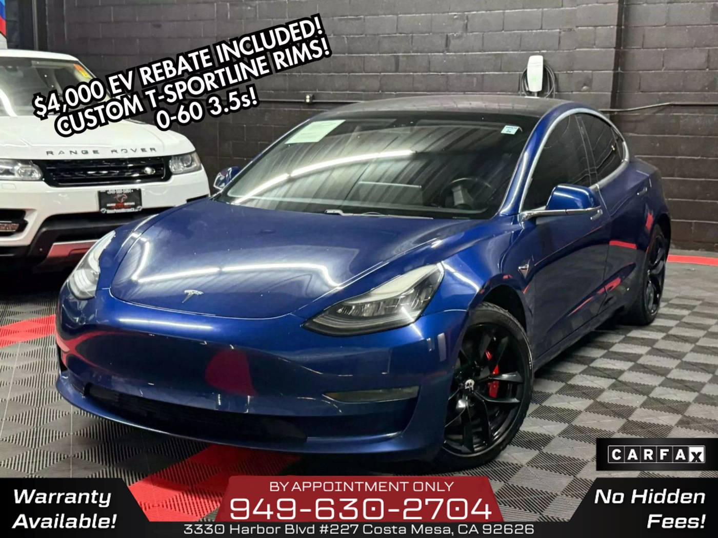 2018 Tesla Model 3 Performance — Sedan — 132,168 mi — Costa Mesa, CA