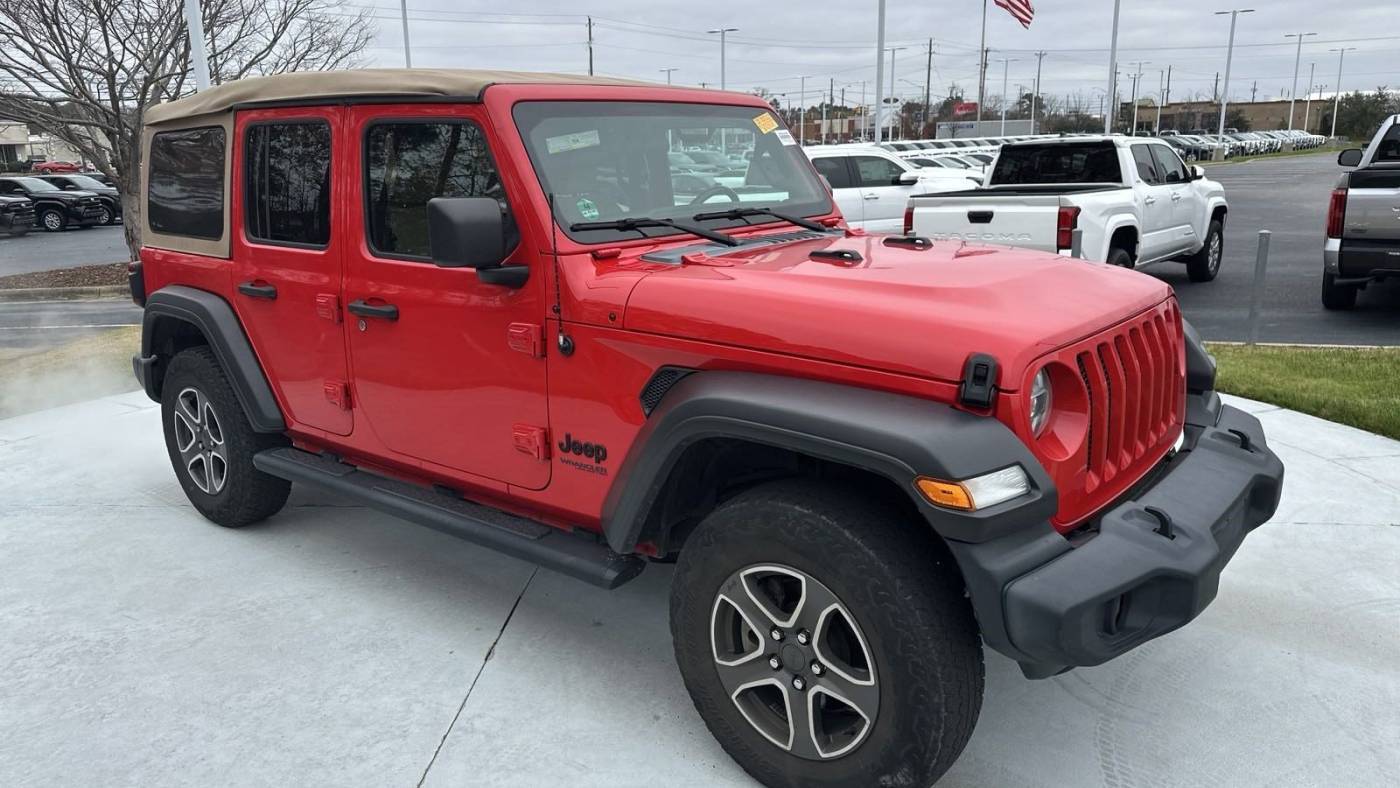 2020 Jeep Wrangler Black and Tan — SUV — 54,208 mi — Fayetteville, NC