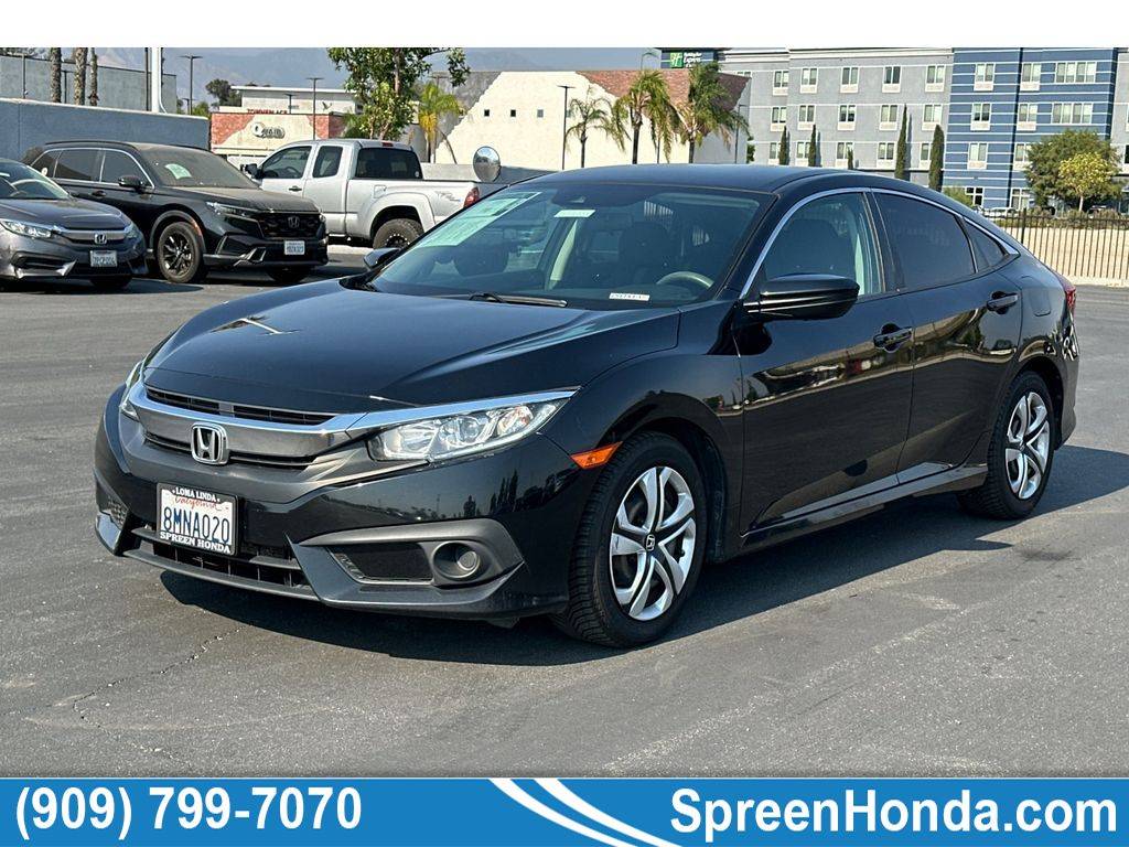 2016 Honda Civic LX — Sedan — 77,428 mi — Loma Linda, CA