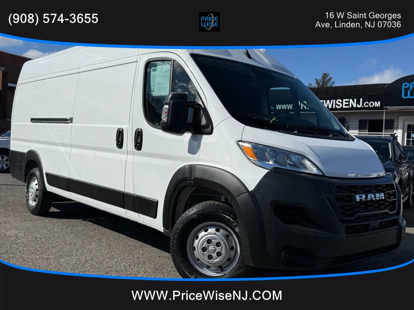 2023 Ram ProMaster Cargo Van 3500 — Cargo Van — 50,452 mi — Linden, NJ