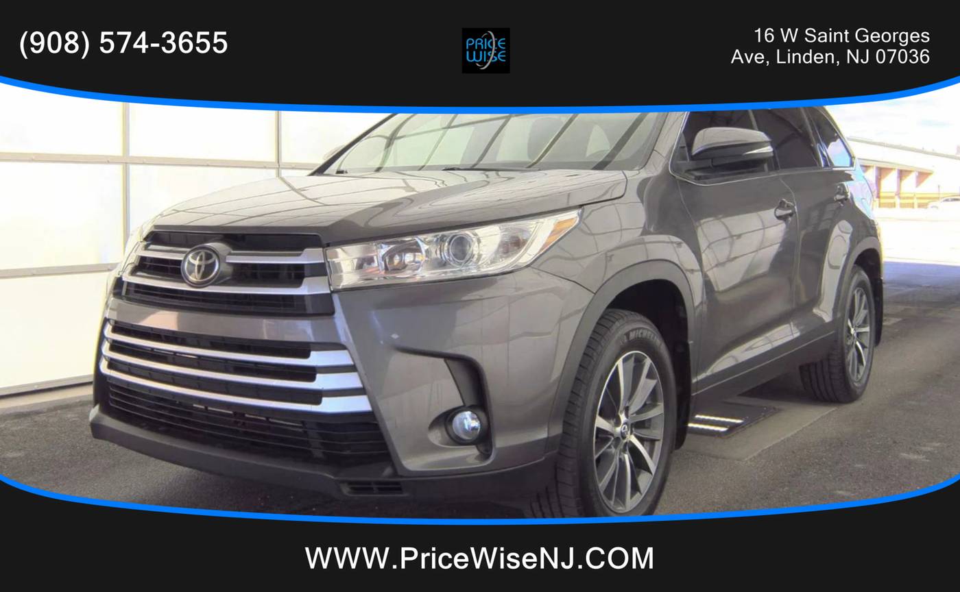 2019 Toyota Highlander XLE — SUV — 82,500 mi — Linden, NJ