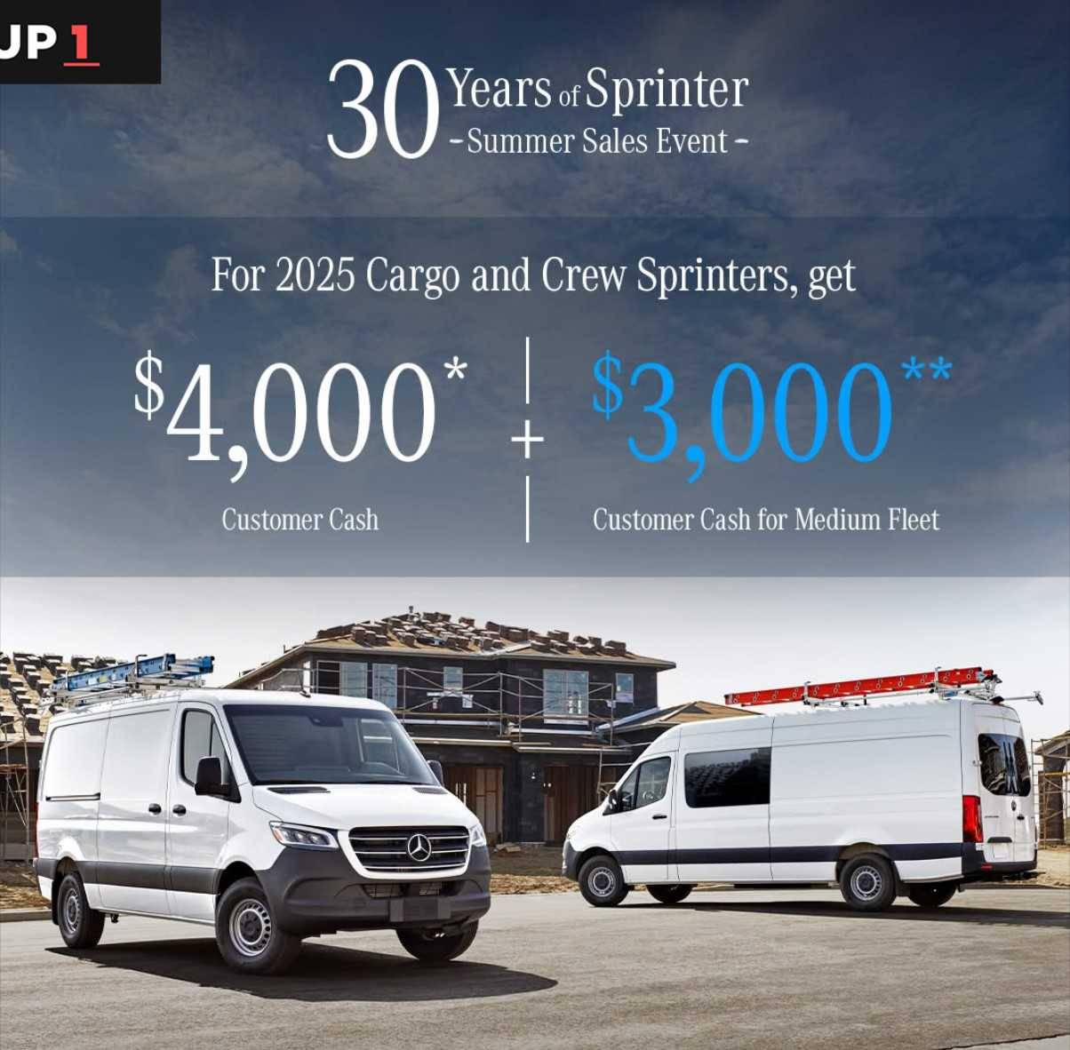 2025 Mercedes-Benz Sprinter Cargo Van 2500 — Cargo Van — 4,184 mi — Austin, TX