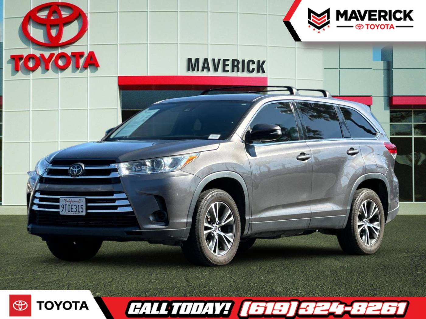 2019 Toyota Highlander LE — SUV — 66,553 mi — Lemon Grove, CA