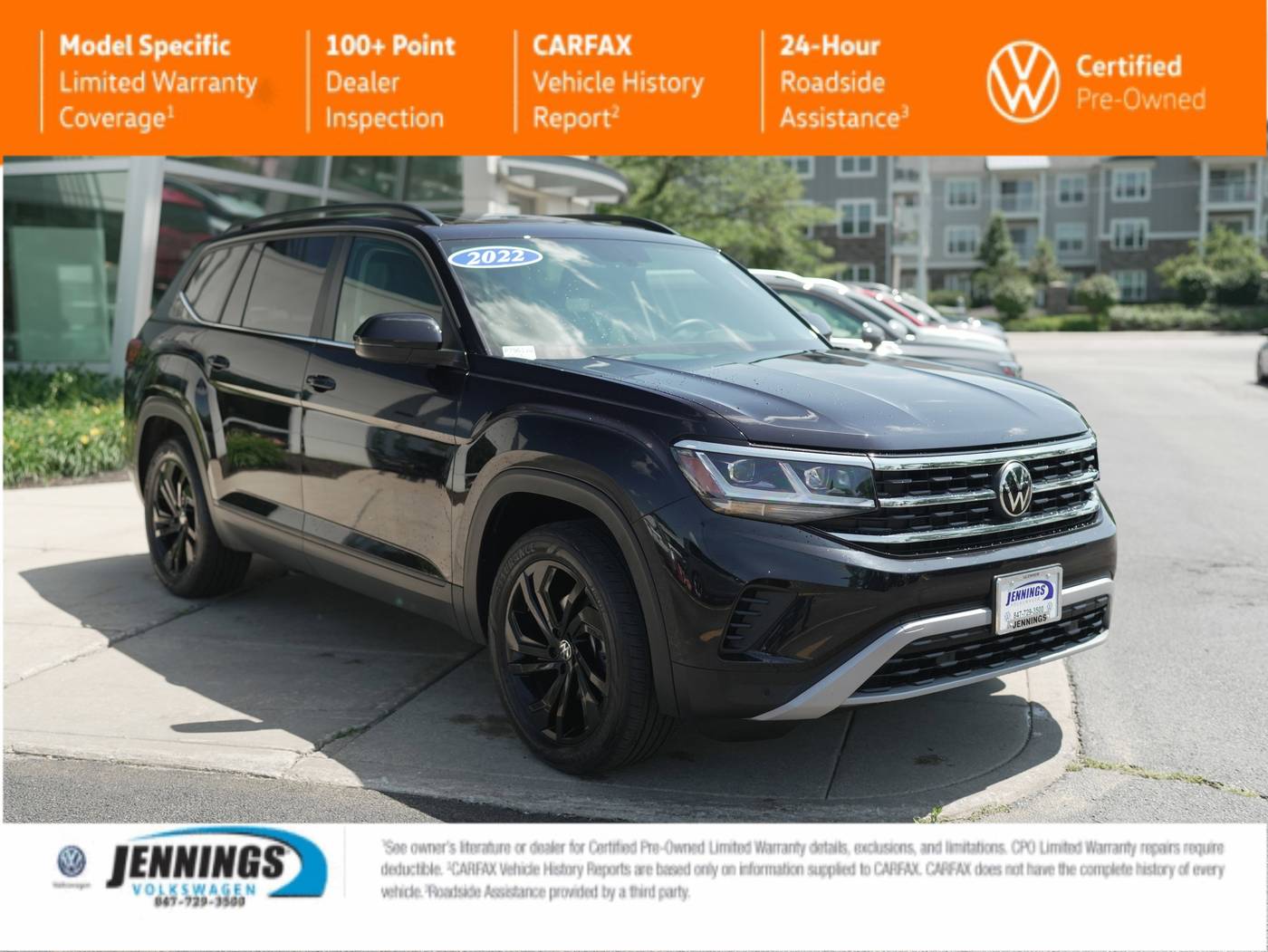 2022 Volkswagen Atlas SE with Technology — SUV — 31,928 mi — Glenview, IL