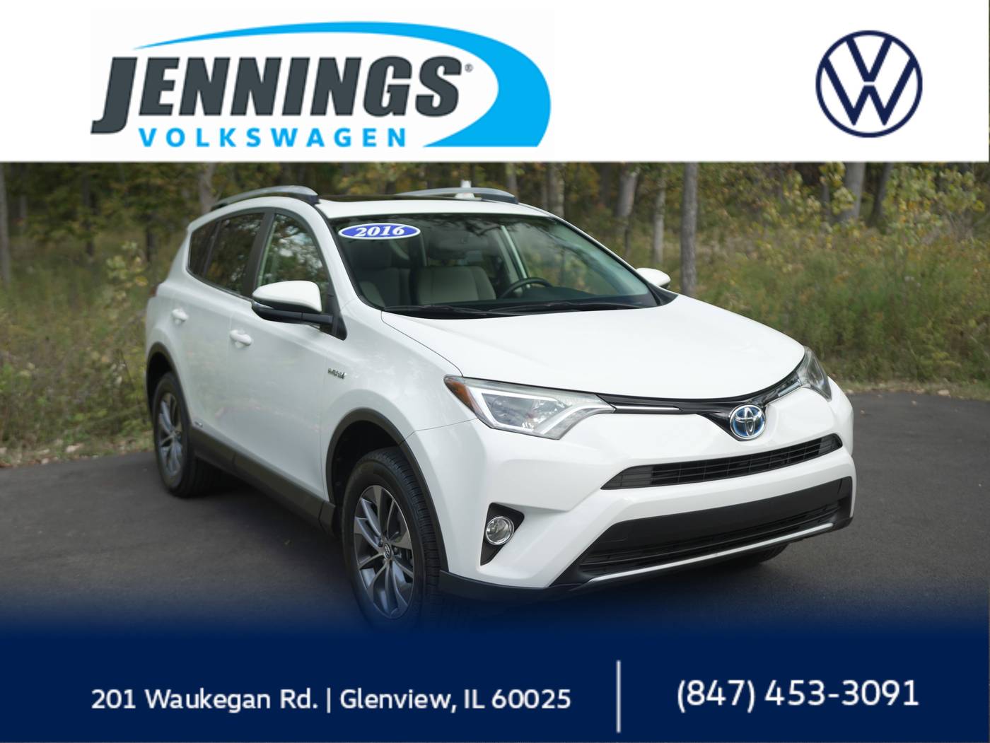 2016 Toyota RAV4 Hybrid XLE — SUV — 129,844 mi — Glenview, IL