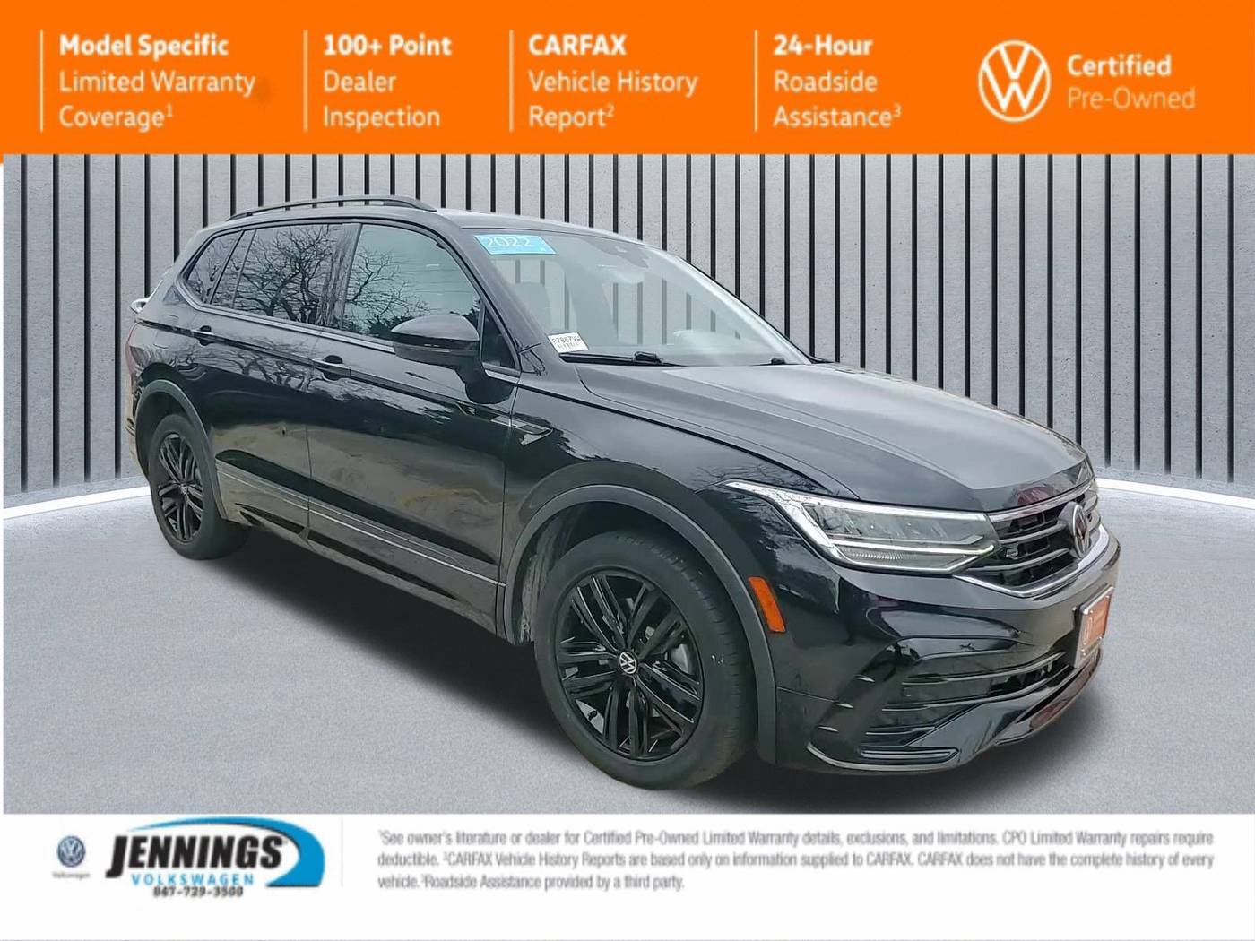 2022 Volkswagen Tiguan SE R-Line Black — SUV — 38,960 mi — Glenview, IL