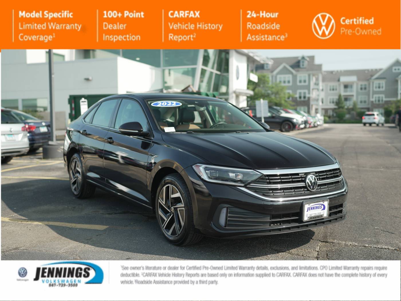 2022 Volkswagen Jetta SEL — Sedan — 13,659 mi — Glenview, IL