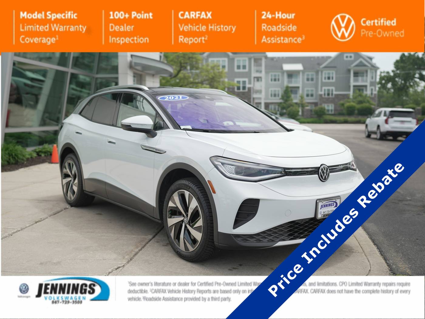 2021 Volkswagen ID.4 Pro S — SUV — 30,322 mi — Glenview, IL