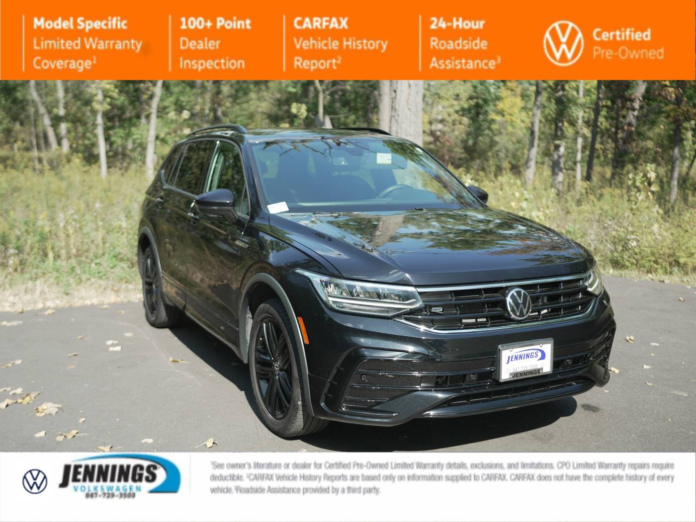 2022 Volkswagen Tiguan SE R-Line Black — SUV — 38,642 mi — Glenview, IL