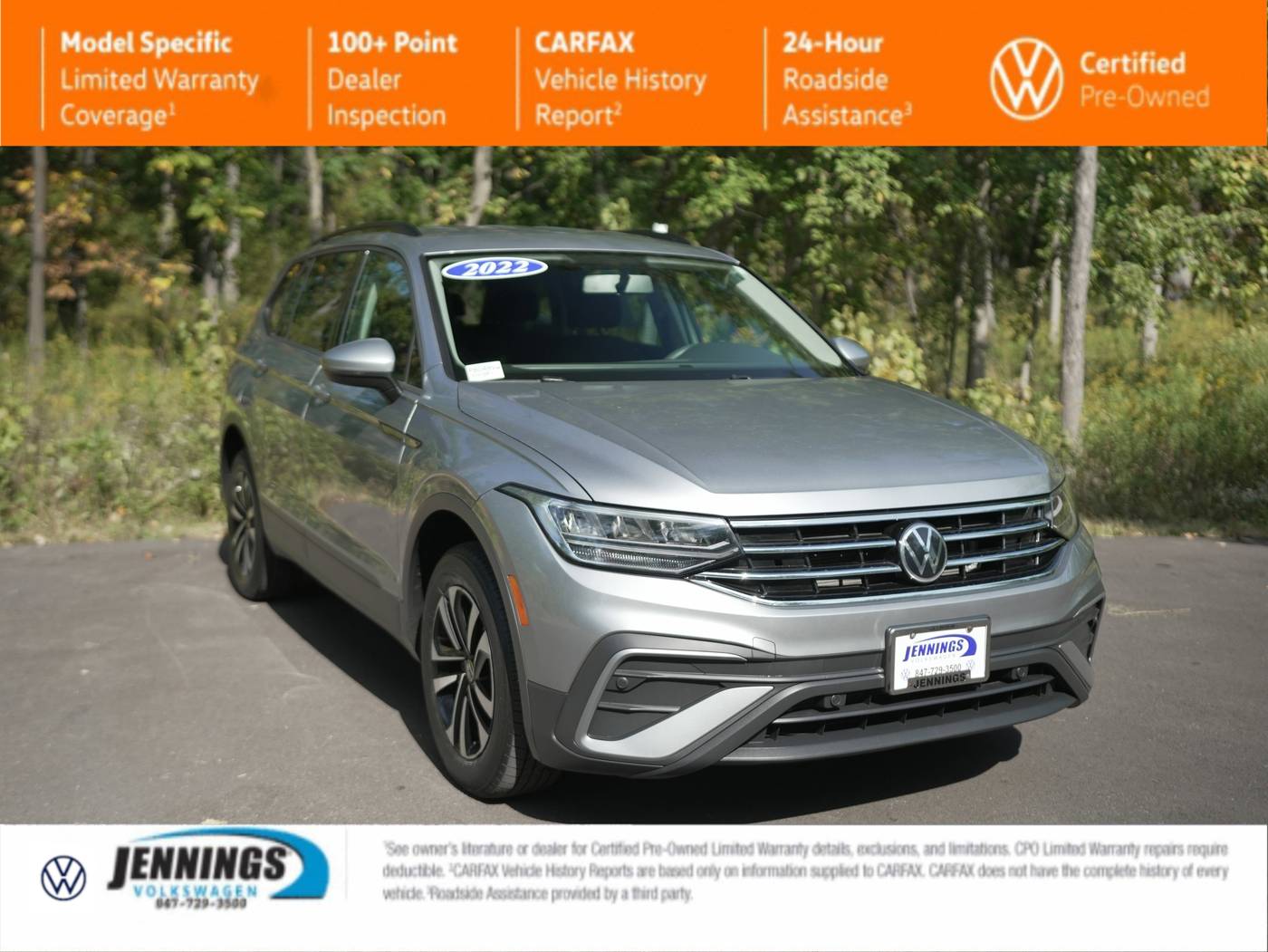 2022 Volkswagen Tiguan S — SUV — 45,865 mi — Glenview, IL