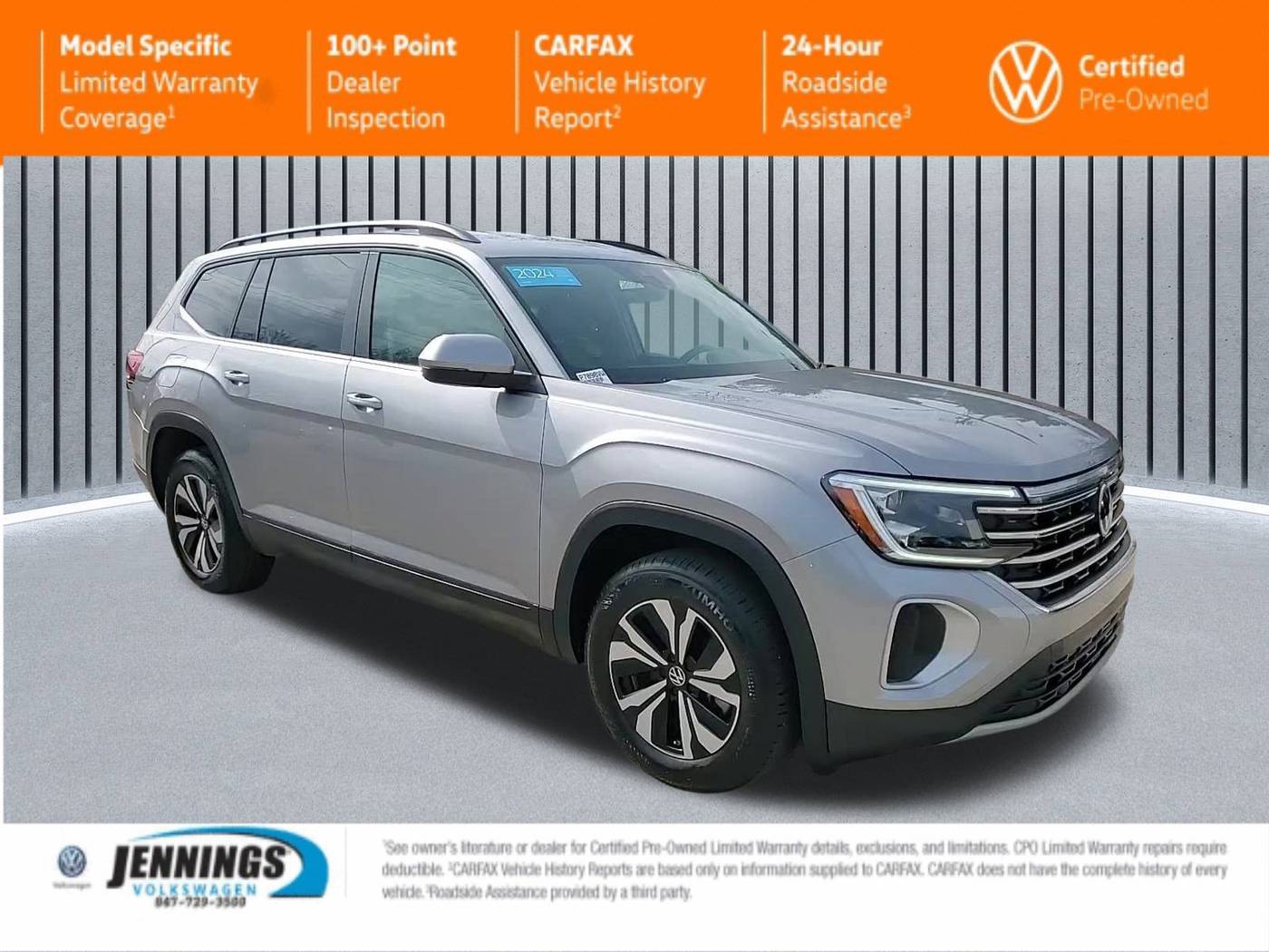 2024 Volkswagen Atlas SE — SUV — 13,958 mi — Glenview, IL