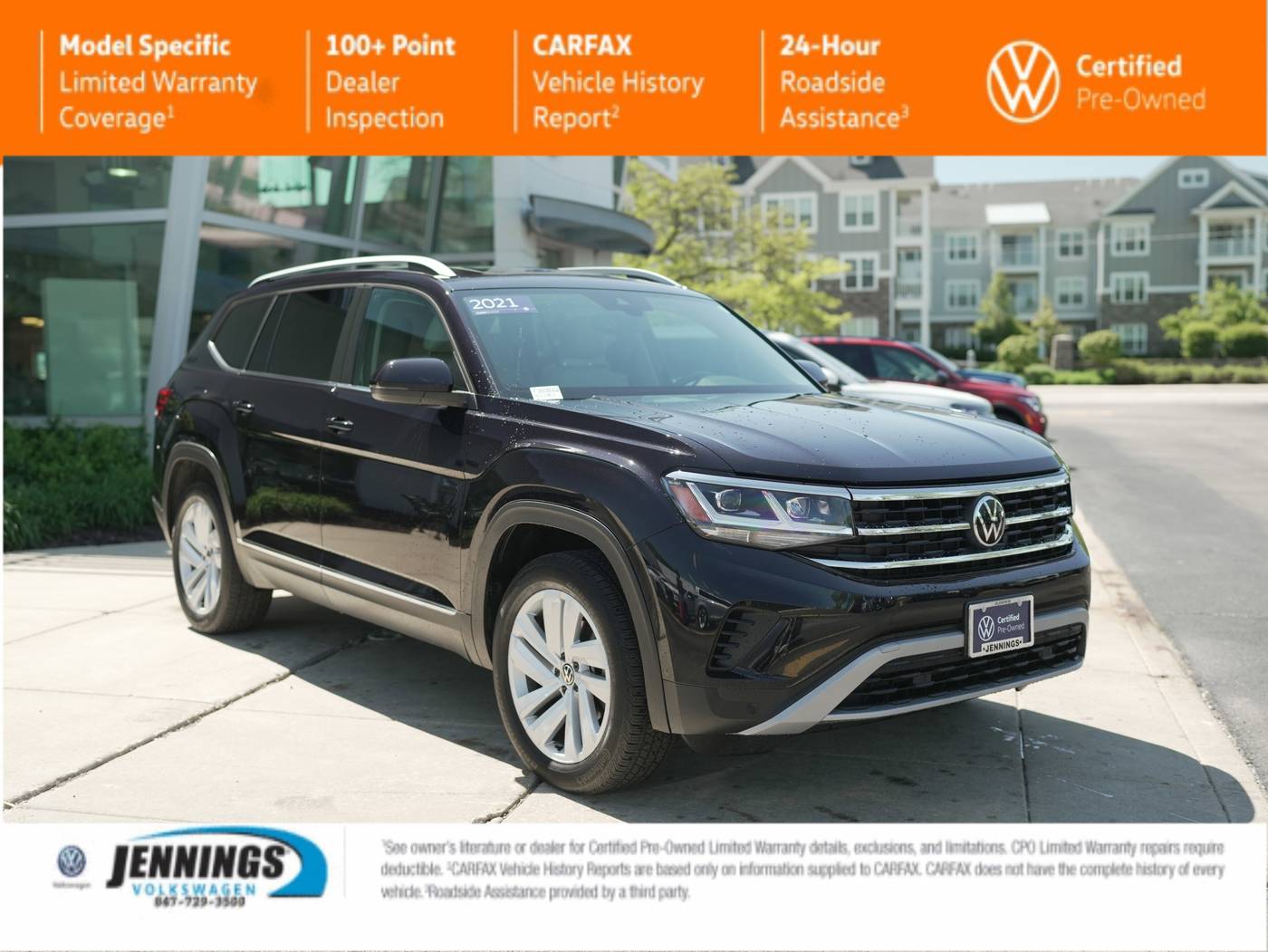 2021 Volkswagen Atlas SEL — SUV — 29,682 mi — Glenview, IL
