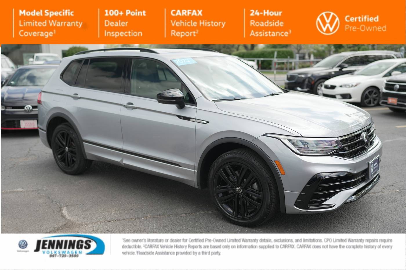 2022 Volkswagen Tiguan SE R-Line Black — SUV — 17,648 mi — Glenview, IL