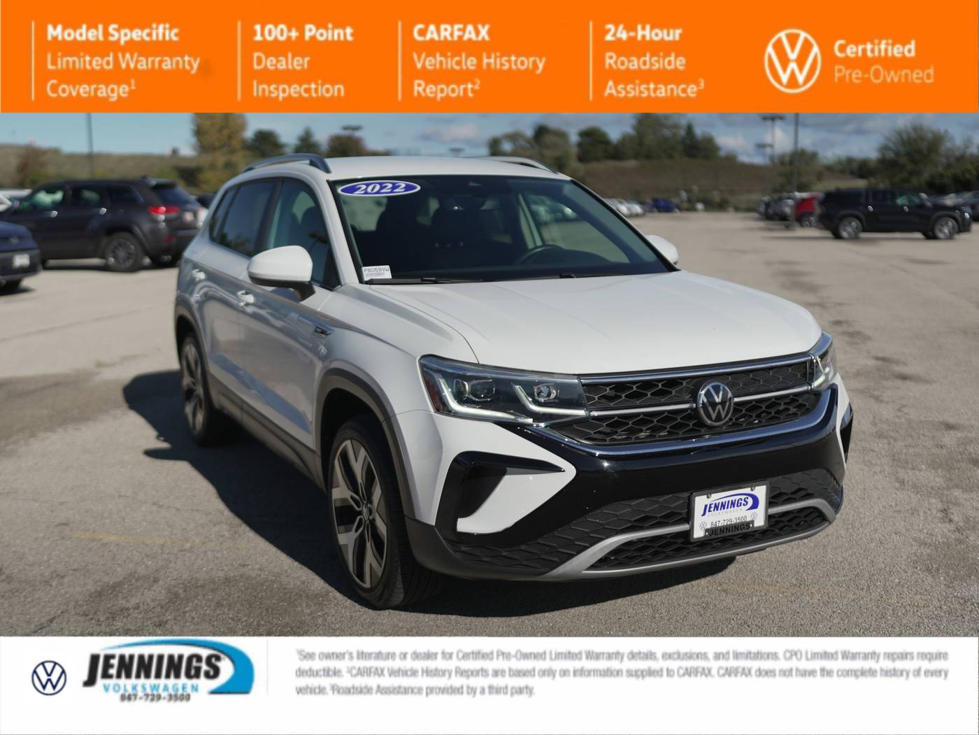 2022 Volkswagen Taos SEL — SUV — 42,826 mi — Glenview, IL
