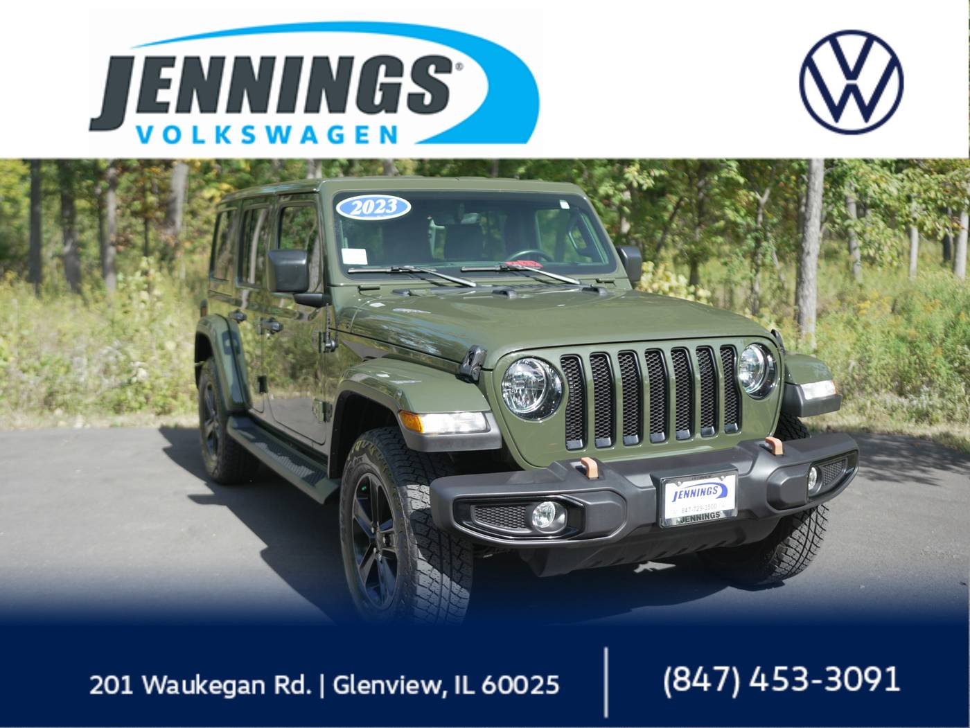 2023 Jeep Wrangler Sahara Altitude — SUV — 23,739 mi — Glenview, IL