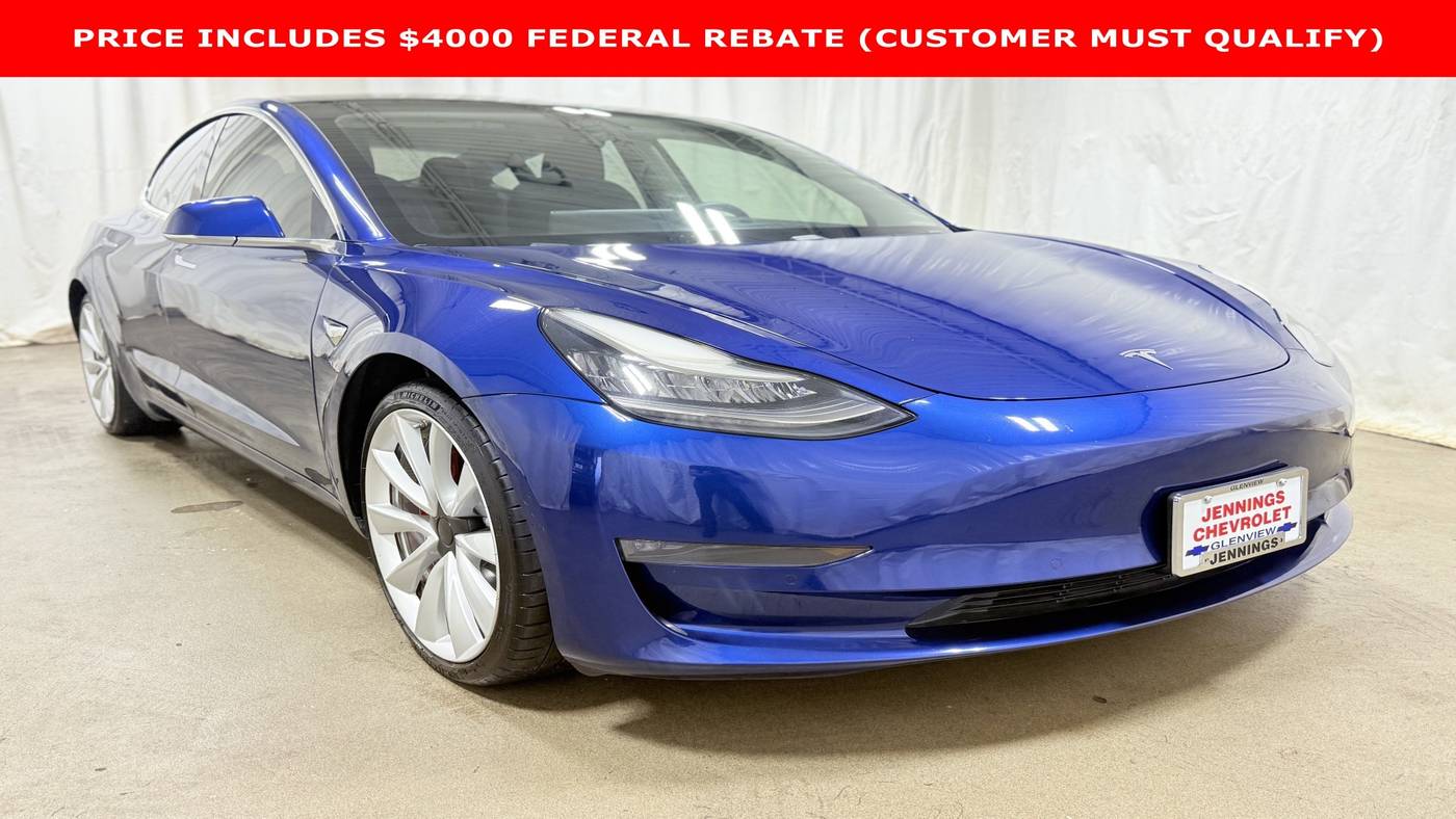 2019 Tesla Model 3 Performance — Sedan — 58,197 mi — Glenview, IL