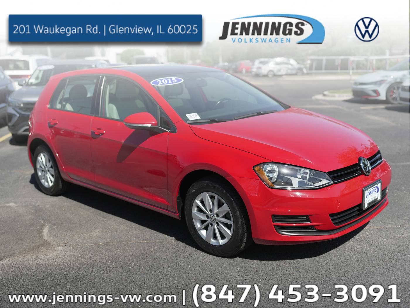 2015 Volkswagen Golf TSI S — Hatchback — 77,239 mi — Glenview, IL
