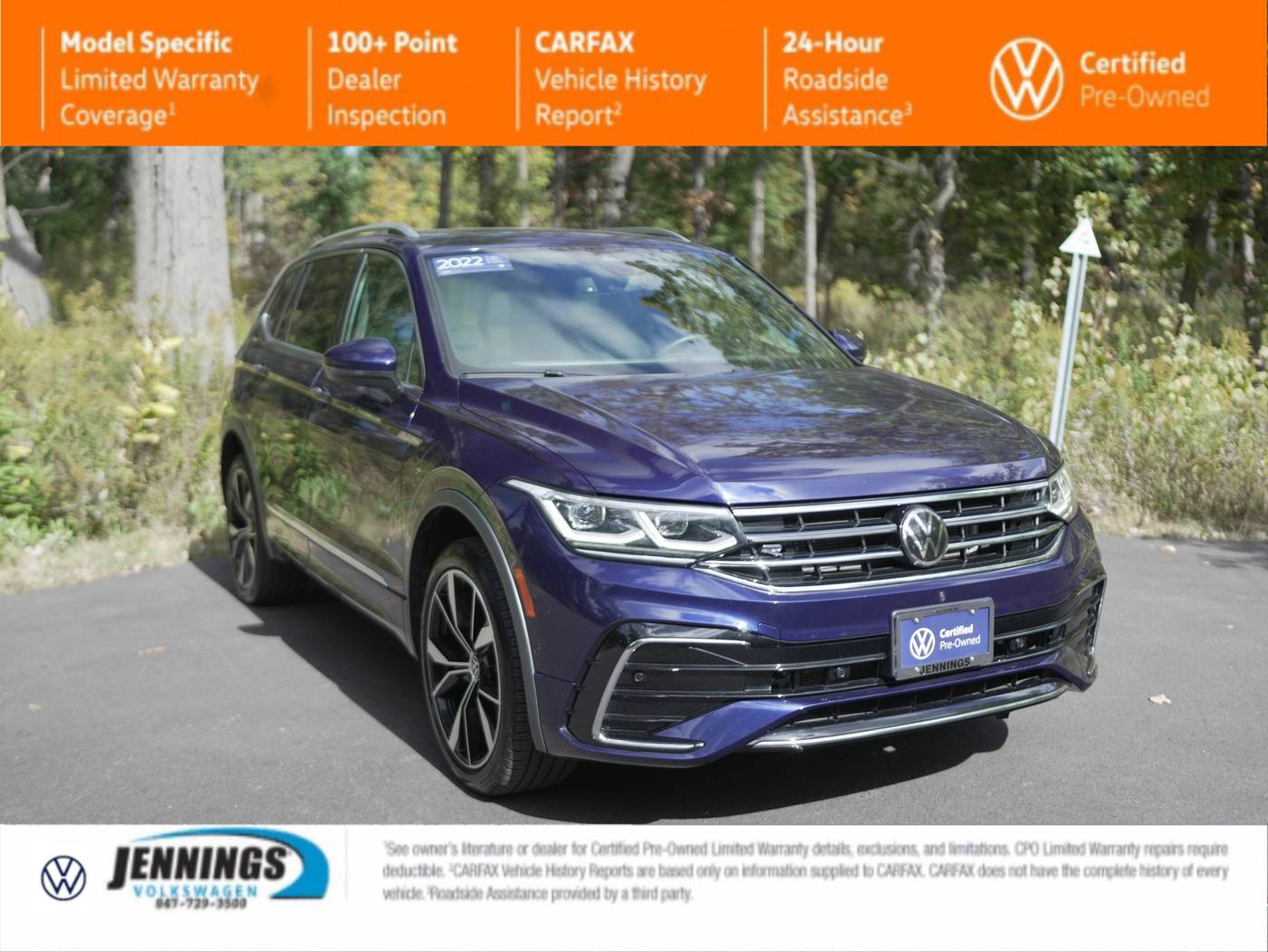 2022 Volkswagen Tiguan SEL R-Line — SUV — 61,939 mi — Glenview, IL