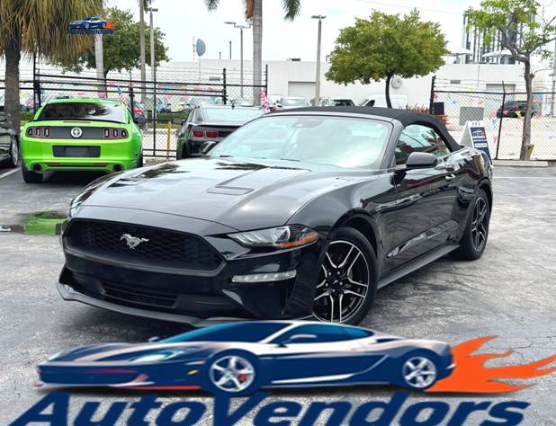 2022 Ford Mustang EcoBoost Premium — Convertible — 68,309 mi — Fort Lauderdale, FL