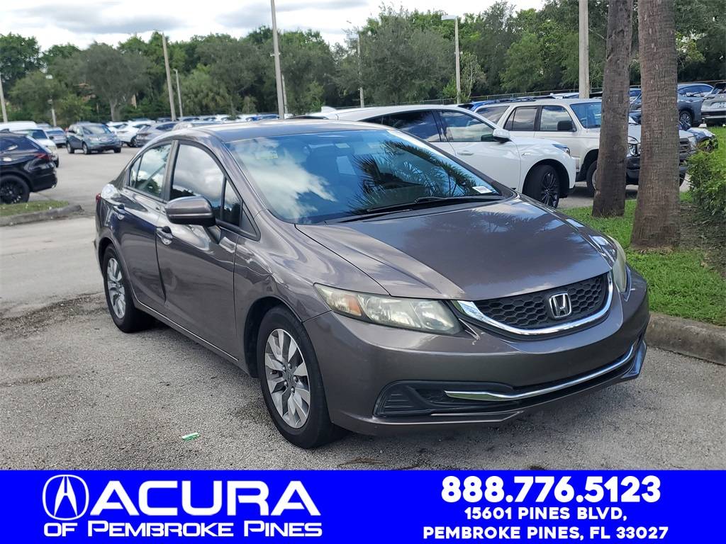 2014 Honda Civic LX — Sedan — 100,046 mi — Pembroke Pines, FL