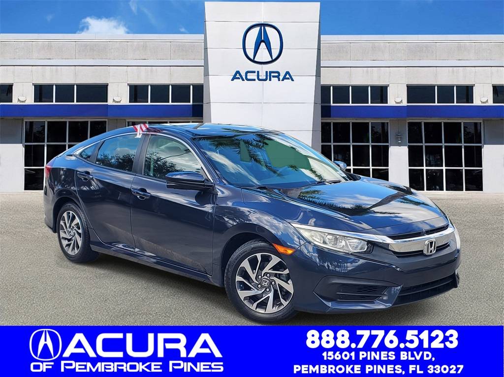 2018 Honda Civic EX — Sedan — 51,935 mi — Pembroke Pines, FL