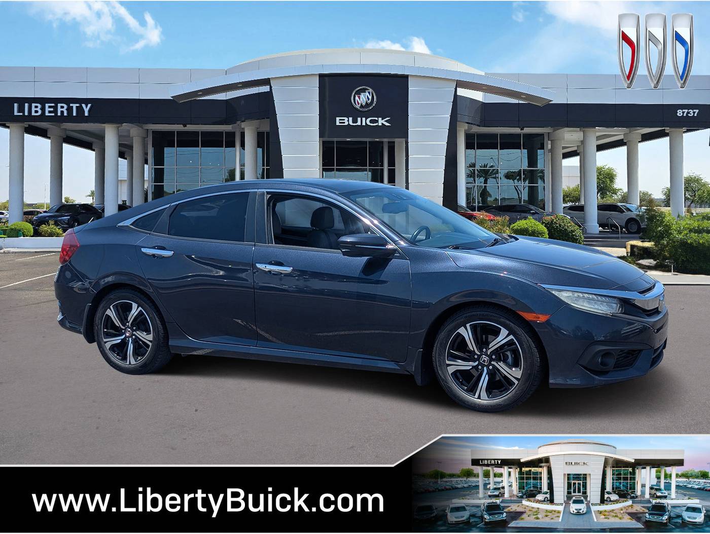 2016 Honda Civic Touring — Sedan — 107,655 mi — Peoria, AZ