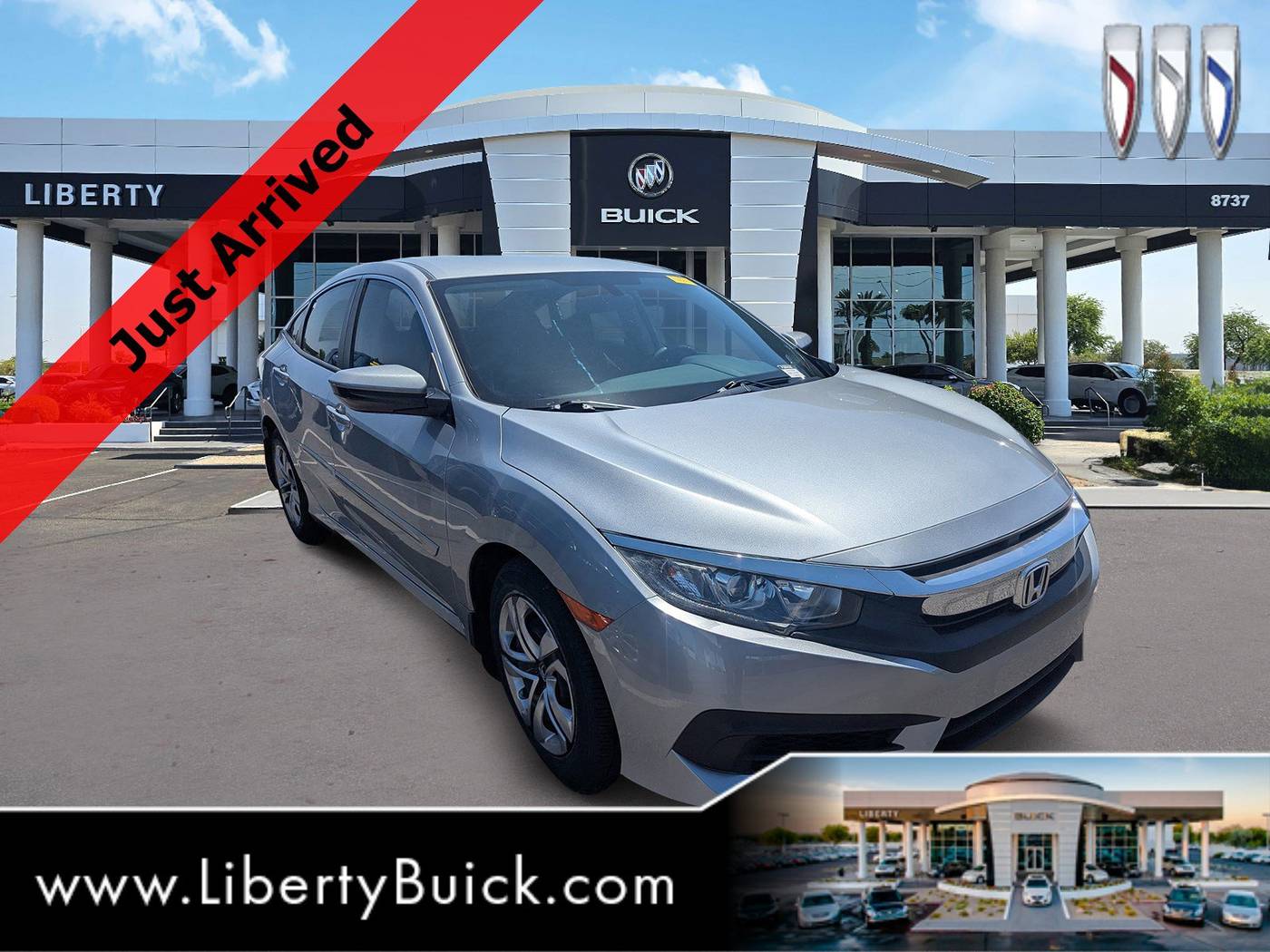 2016 Honda Civic LX — Sedan — 5,680 mi — Peoria, AZ
