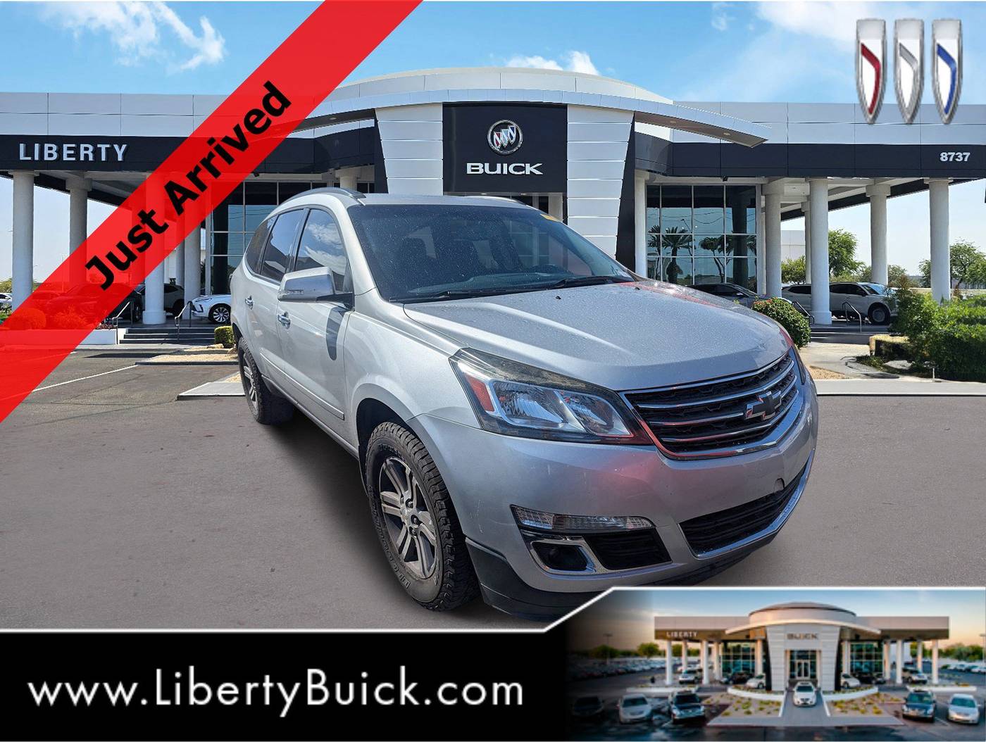 2017 Chevrolet Traverse LT — SUV — 163,353 mi — Peoria, AZ