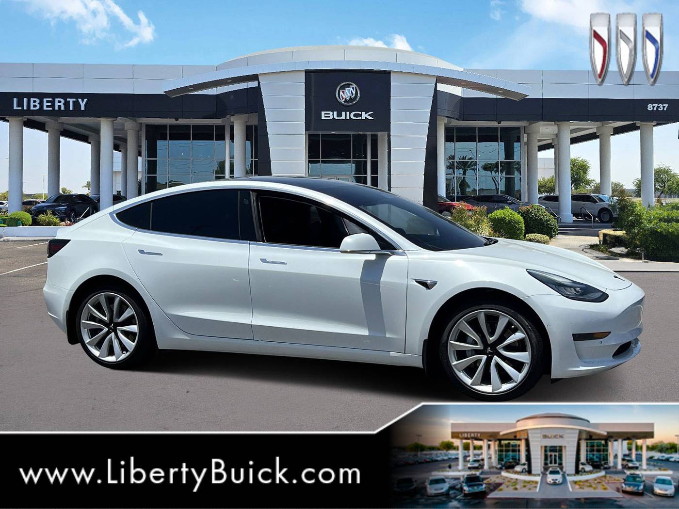 2020 Tesla Model 3 Standard Range Plus — Sedan — 70,782 mi — Peoria, AZ