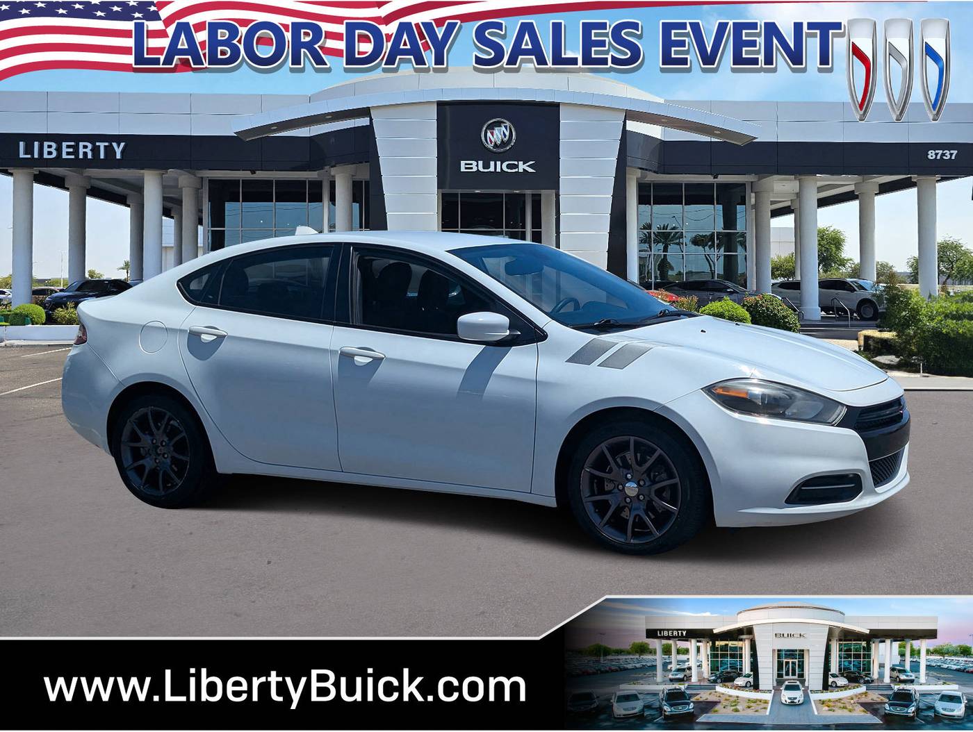 2016 Dodge Dart SE — Sedan — 104,126 mi — Peoria, AZ