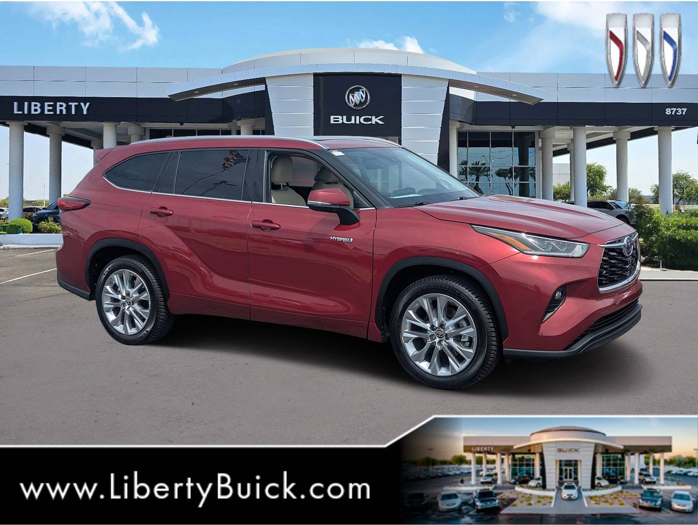 2021 Toyota Highlander Hybrid Limited — SUV — 38,595 mi — Peoria, AZ