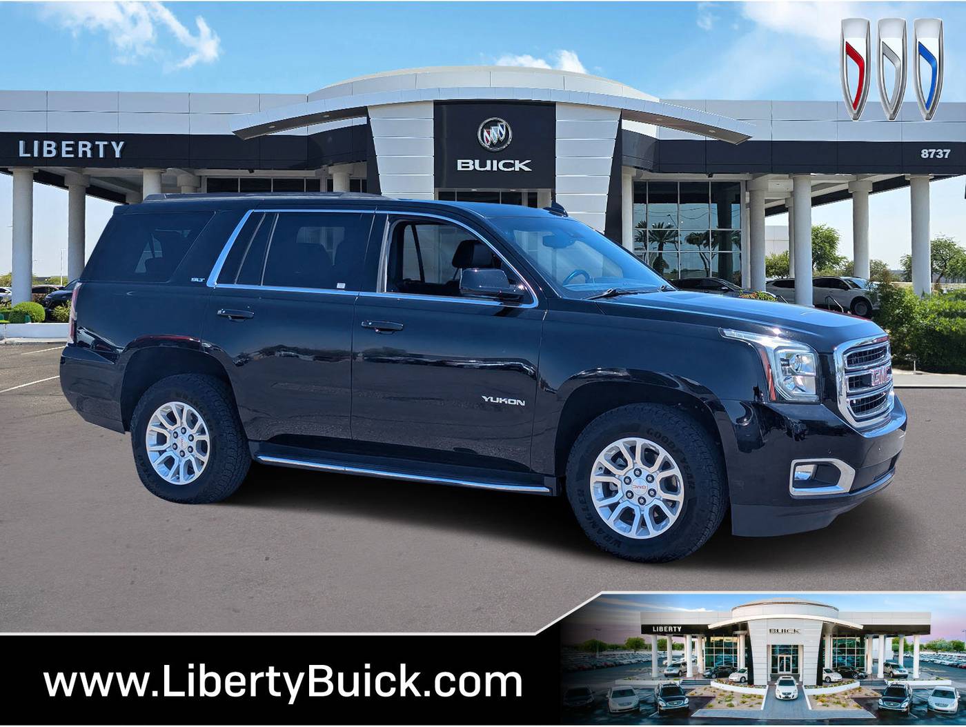 2018 GMC Yukon SLT — SUV — 107,920 mi — Peoria, AZ
