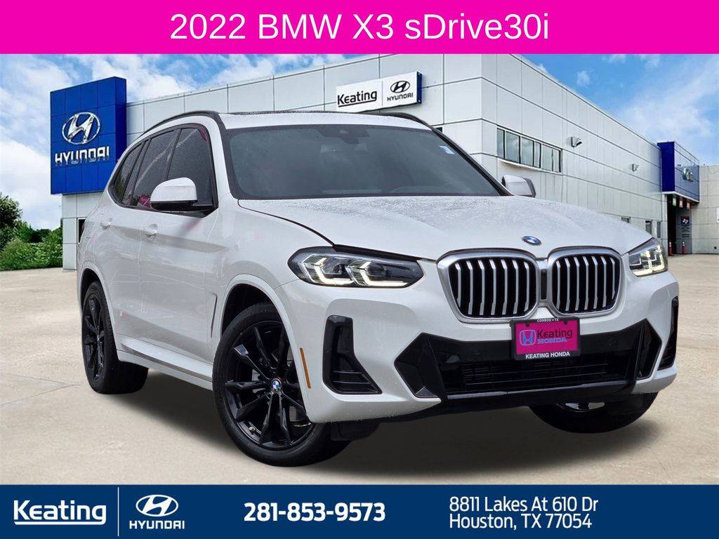 2022 BMW X3 30i — SUV — 17,355 mi — Houston, TX